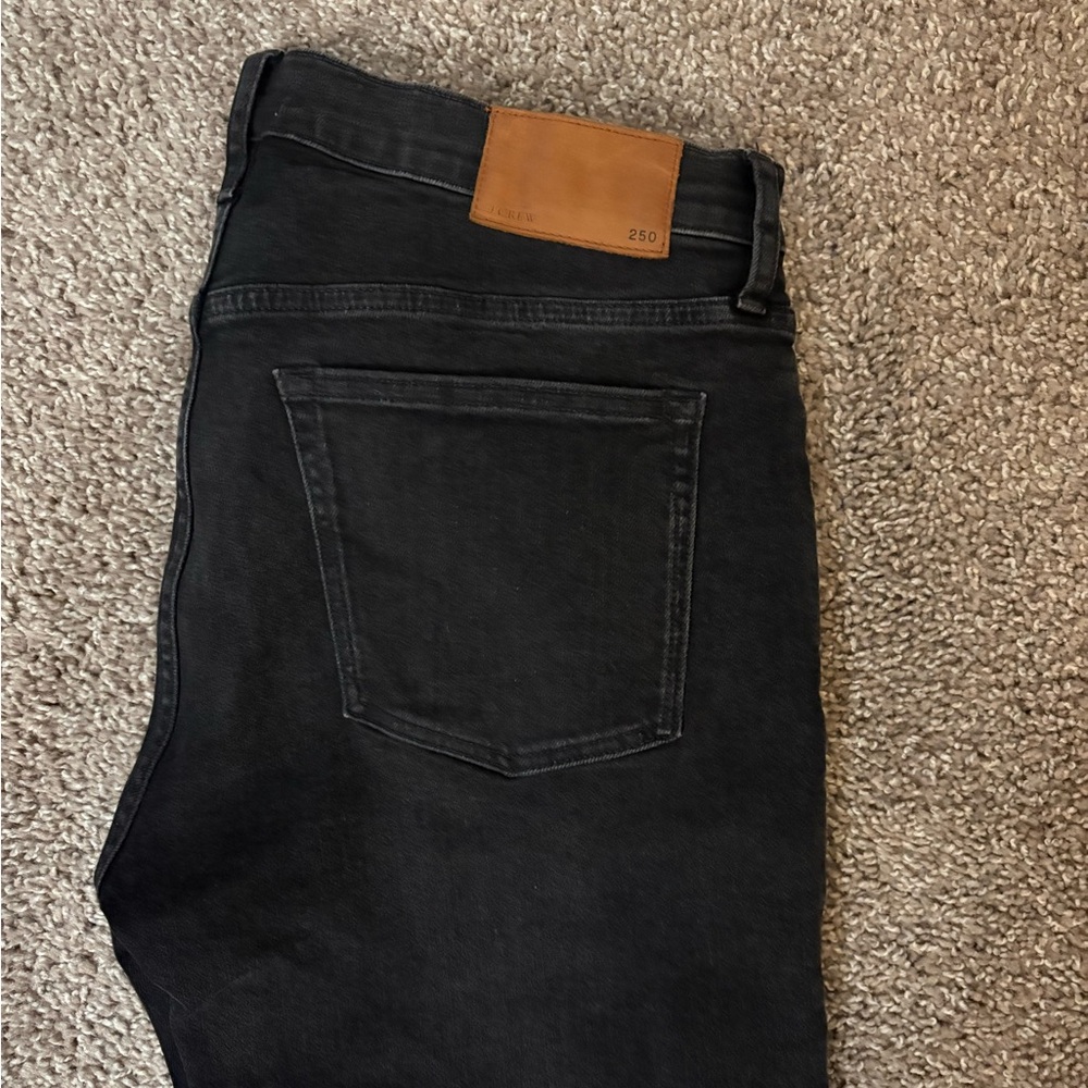 J CREW *250 Skinny* Jeans 34x32 Faded Black Denim